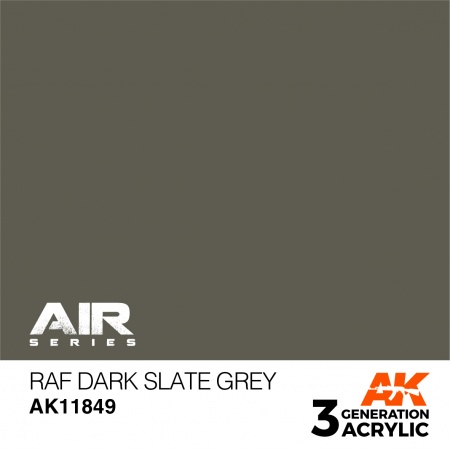 AK11849 Краска акриловая 3Gen RAF Dark Slate Grey