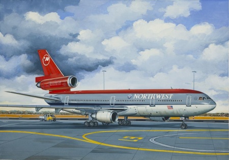 ЕЕ144140_2 Авиалайнер HS 121 Trident 1 British Airways Восточный экспресс