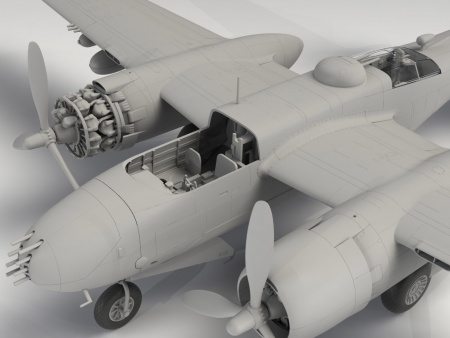 48281 B-26B-50 Инвейдер, Американский бомбардировщик ICM