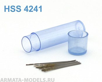 42255J Мини-сверло, HSS 4241, без покрытия, d 0,3 мм, 10 шт. 42255J Мини-сверло, HSS 4241, без покрытия, d 0,3 мм, 10 шт.
