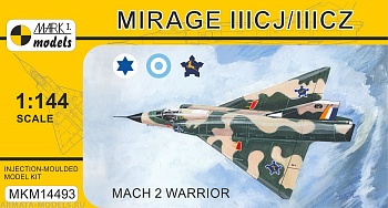MKM14493 Самолет Mirage IIII CJ/IIICZ (MARK I Models) 1/144
