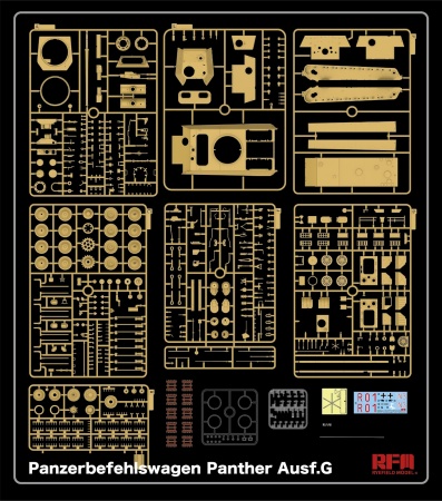 RM-5089 НЕМЕЦКИЙ ТАНК PANTHER AUSF.G PANZERBEFEHLSWAGEN Rye Field Model (RFM)