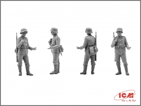 Набор фигурок 35561 Фигуры Германский патруль (1939-1942 г.) ICM Набор фигурок 35561 Фигуры Германский патруль (1939-1942 г.) ICM
