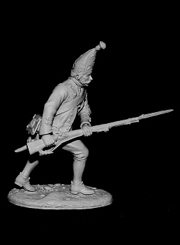 CHM-54128. Рядовой гренадерских полков в Итальянском походе Суворова, Россия 1799 г. 54 мм. Материал - смола.