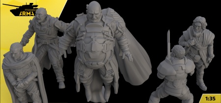 AM35936 Набор фигурок DUNE Герои 6шт Arma Models