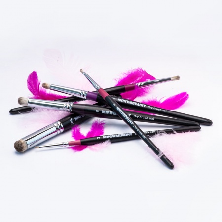 T-124 Кисть MiniWarPaint серии Drybrush Soft XXL