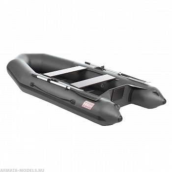 Лодка Капитан Т290 киль+пол серый Тонар