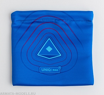 1194 Тканевый мешок с печатью (синий), 15*15, на магнитной застёжке 1194 Тканевый мешок с печатью (синий), 15*15, на магнитной застёжке