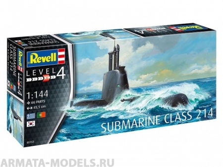 05153 Подводная лодка типа 214 Revell