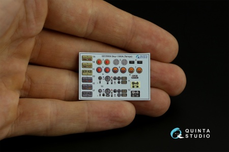 QD35069 3D Декаль интерьера кабины Steyr 1500A (Tamiya)