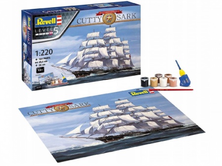 05430RE Подарочный набор Клипер Cutty Sark 150th Anniversary Revell