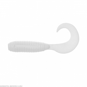 Твистер Тiny Credo 1,55"/4 см White 12шт. (HS-8-001) Helios