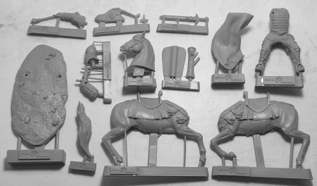 CHM-54325. Знатный русский воин, 14 век. Материал - смола. Chronos Miniatures