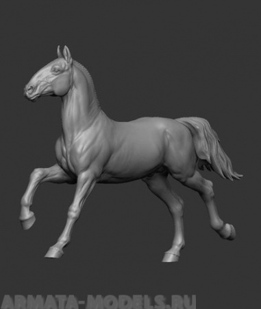 CHM-54147. Животные: Лошадь №6. 54 мм. Материал - смола. Chronos Miniatures