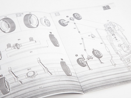 1496AVD Сборная модель Пикап-2308 AVD Models