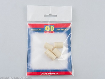 AVD143001202 Миниатюра Бочка металлическая 200л, 4 шт.