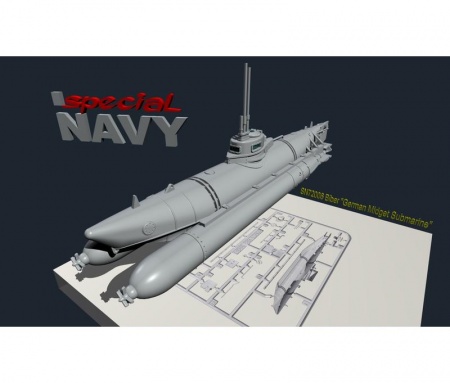 SN72006 Biber German Midget Submarine Special Hobby