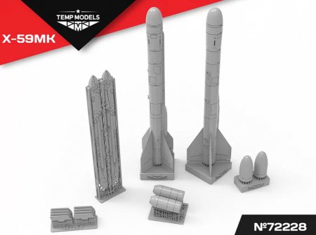 72228 УПРАВЛЯЕМАЯ РАКЕТА Х-59МК 1/72
