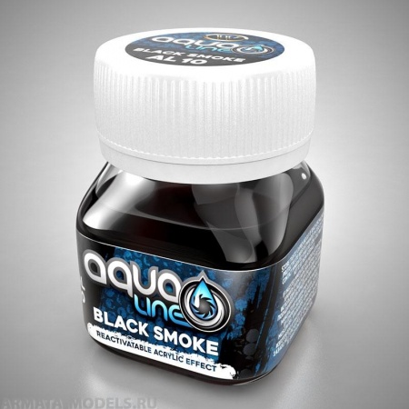 AL-10 Тонировочная паста AQUALINE  чёрная копоть