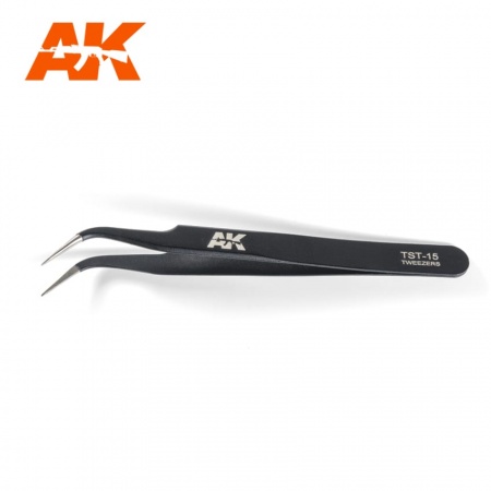 AK9007  Precise Curved Tweezers