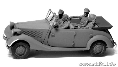 MB3570 Экипаж легковушки, фигуры Master Box (MB)