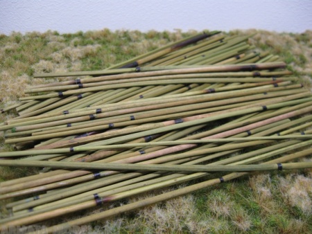 TREE03RIS Bamboo set 1 - Natural Bamboo, medium green