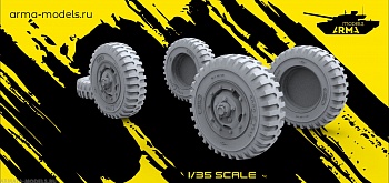 AM35562 Высокодетализированные колеса для Dodge WC под нагрузкой