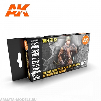 AK11625 Набор красок OAK LEAF AUTUMN-WINTER 3G