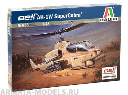 833ИТ Вертолет Bell AH-1W Super Cobra Italeri