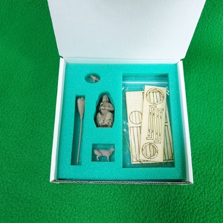 6004 фигурка Баба Яга в ступе СВ Модель