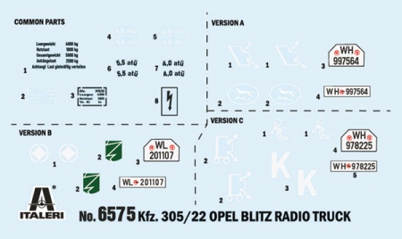 6575ИТ German radio truck Italeri