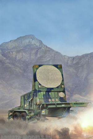 01023 Радар   MPQ-53 C-Band Tracking Radar  Trumpeter