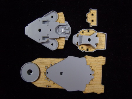 AW20010 Деревянная палуба для IJN Nagato