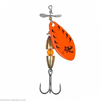 Блесна Вращ.премиум Таймень М Турбо 12гр цв. 214 оранжевый (PR-TMT-214) Premier