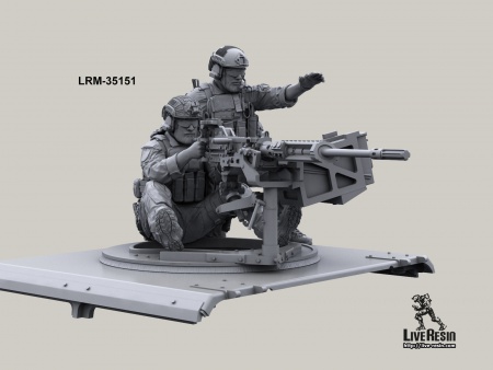 LRM35151 Помощник пулеметчика современных армий  Live Resin