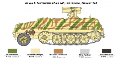 6562ИТ Бронеавтомобиль 15 cm Panzerwerfer 42 auf Schwerer We Italeri