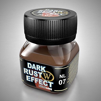NL-07 Жидкий эффект тёмная ржавчина