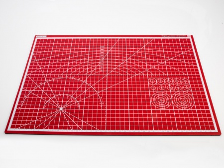 100110RK Коврик для резки стандарт красный А3, 3 слоя