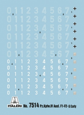 7514ИТ ТАНКИ Sd. Kfz.161 Pz. Kpfw. IV F1/F2 Italeri