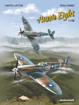 1188 Самолет Spitfire F Mk.VIII Australii Dual 2 модели+декаль на 31вариант +книга+фтд EDUARD 1188 Самолет Spitfire F Mk.VIII Australii Dual 2 модели+декаль на 31вариант +книга+фтд EDUARD