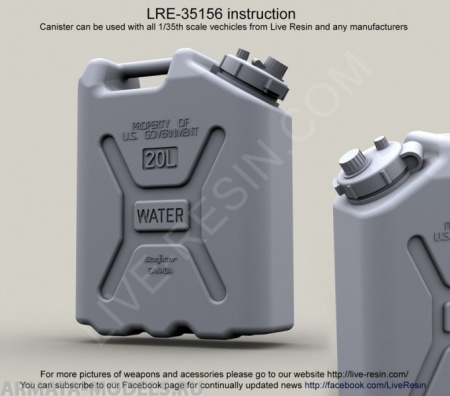 LRE35156 Канистра для воды армии США Scepter Military