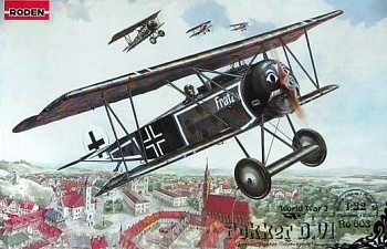 Rod603 Самолёт FOKKER D.VI WWI Rod603 Самолёт FOKKER D.VI WWI