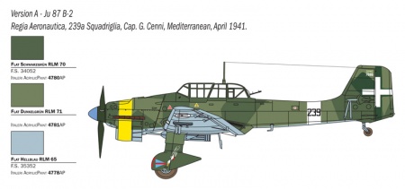 2769ИТ Самолет Ju-87 B-2/R-2 Picchiatello. Italeri