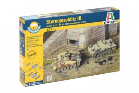 7522ИТ Sd.kFZ 142/1 STURMGESCH.Ill  Italeri