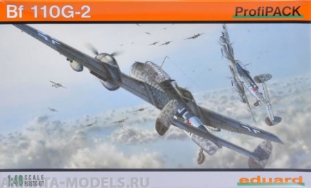 8205 Истребитель Bf-110G-2 плюс набор фототравления плюс цветная инструкция EDUARD