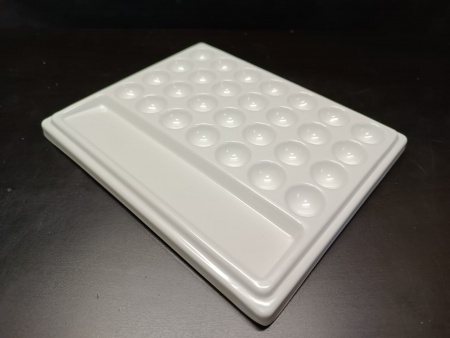 100400RK Палитра прямоугольная 28 ячеек (керамика)