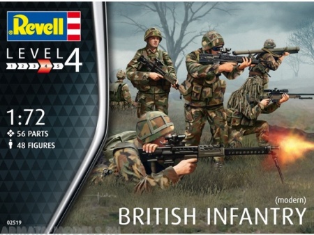 02519 Британская пехота (современная) Revell