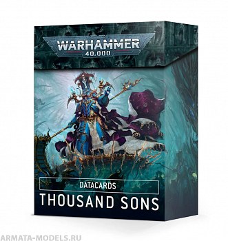 43-21GW Набор карт Датакарты .Тысяча Сынов (9 ред.) (Datacards: Thousand Sons (9ed.))