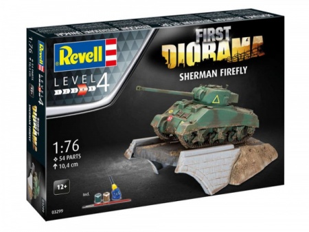 Диорама Британский танк - Sherman Firefly Revell