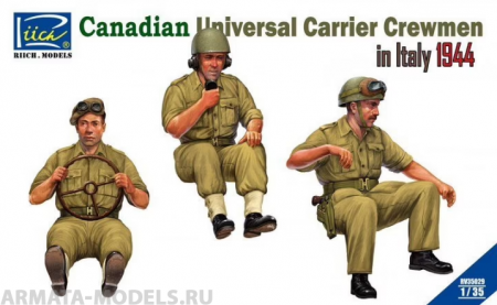 RV35029 Canadian Universal Carrier Crewmen in Italy 1944 Riich Models